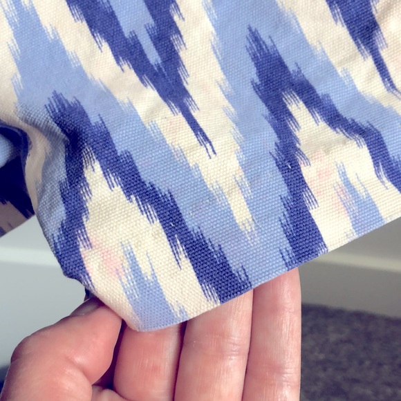 GAP Striped Shorts Womens Size 8 - Navy and Baby Blue White - Picture 10 of 10